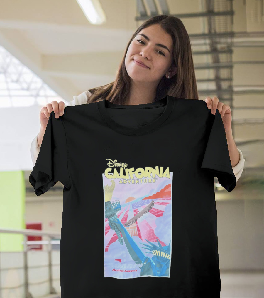 Disney California Adventure Park Soarin' Across America Liberty Eagle T-Shirt