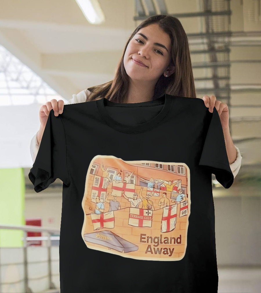 England Away Terrace Cult For King And Country Flag T-Shirt