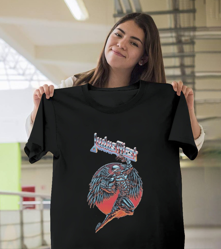 Judas Priest Redeemer Angel Wings Iconic Band T-Shirt