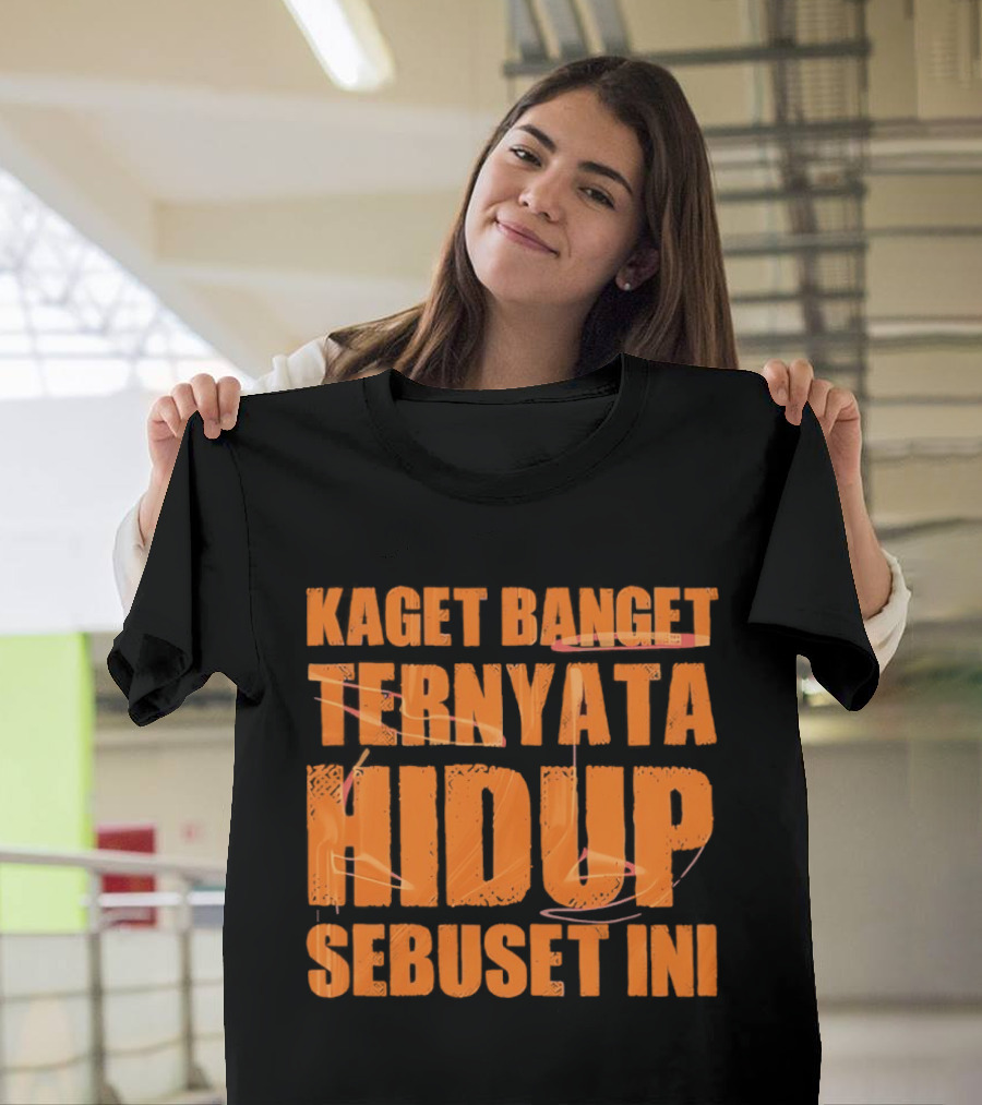 Kaget Banget Ternyata Hidup Sebuset Ini Bold Orange T-Shirt