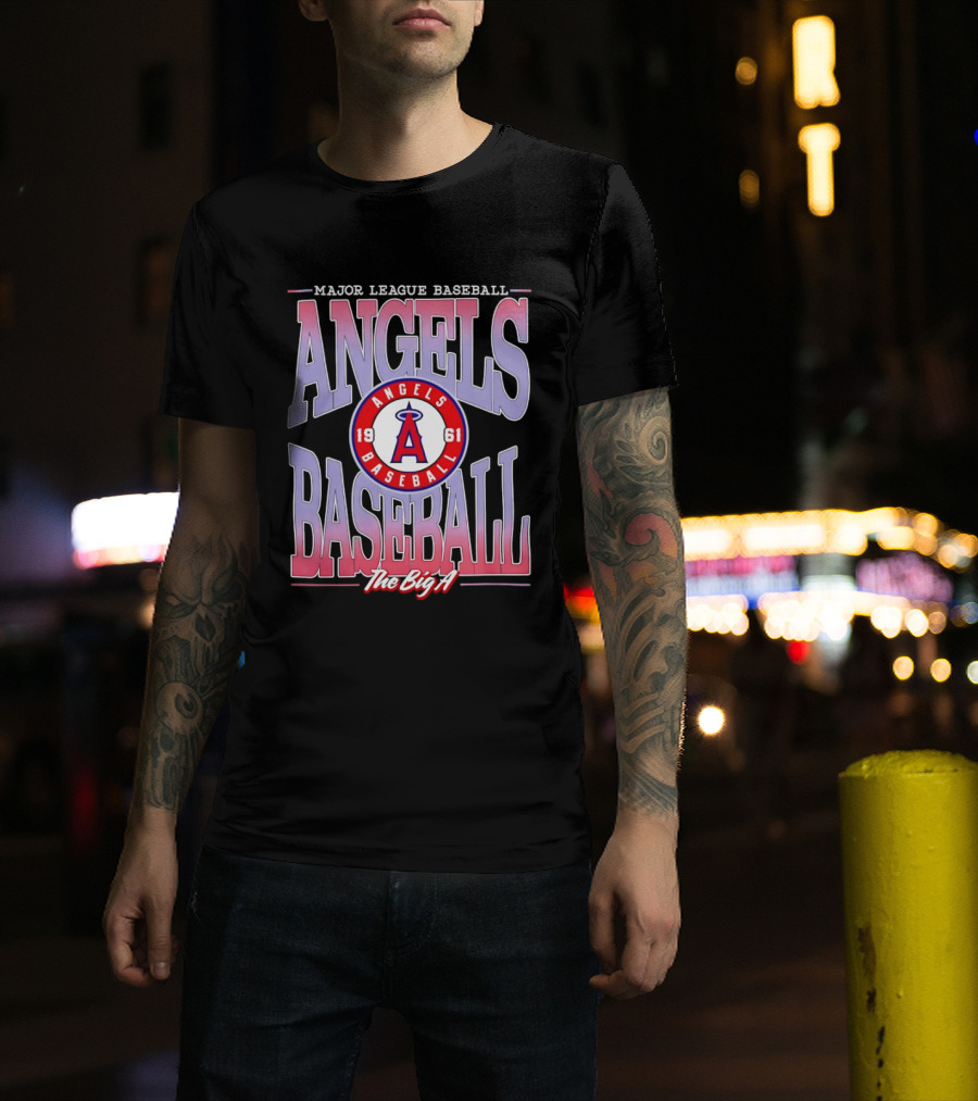 Los Angeles Angels Baseball The Big A 1961 Major League Angels T-Shirt