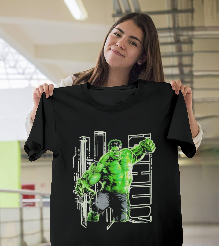 Marvel Hulk Glow Gamma Smash Action T-Shirt