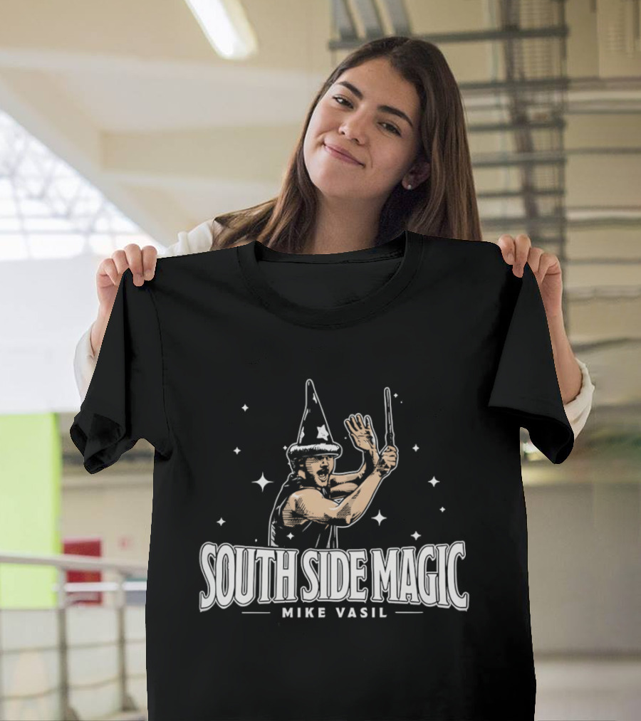 South Side Magic Mike Vasil Wizard Wand T-Shirt