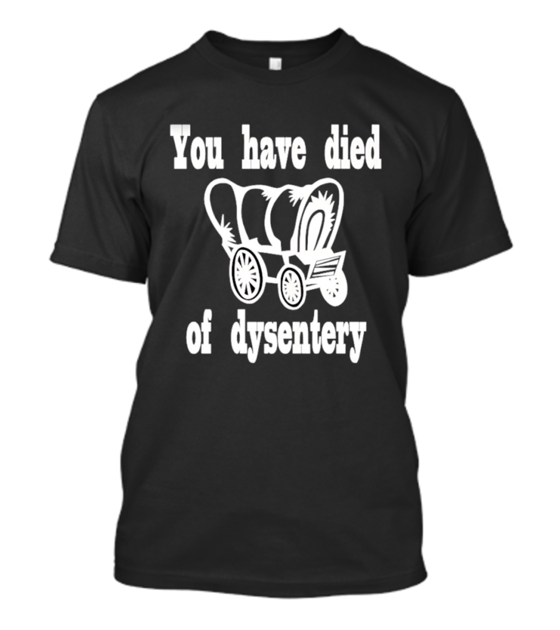 You Have Died Of Dysentery Classic Oregon Trail Game Reference T-Shirt