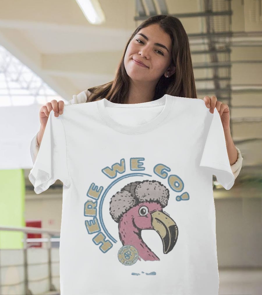 Here We Go Flamingo AJR Brothers Pink Bird Winter Hat T-Shirt