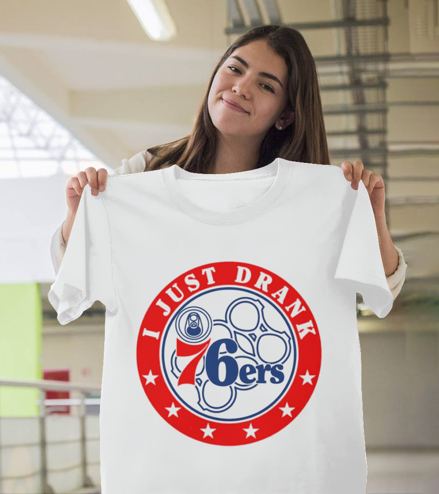 Philadelphia 76ers I Just Drank Beer Ring Stars T-Shirt