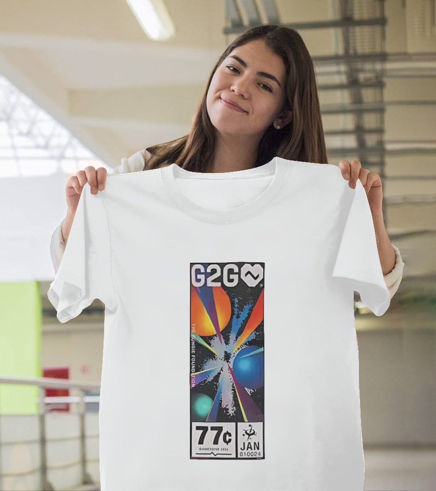 G2G The Bungie Foundation Cosmic Planets Game2Give 2024 Jan 77c 010024 T-Shirt