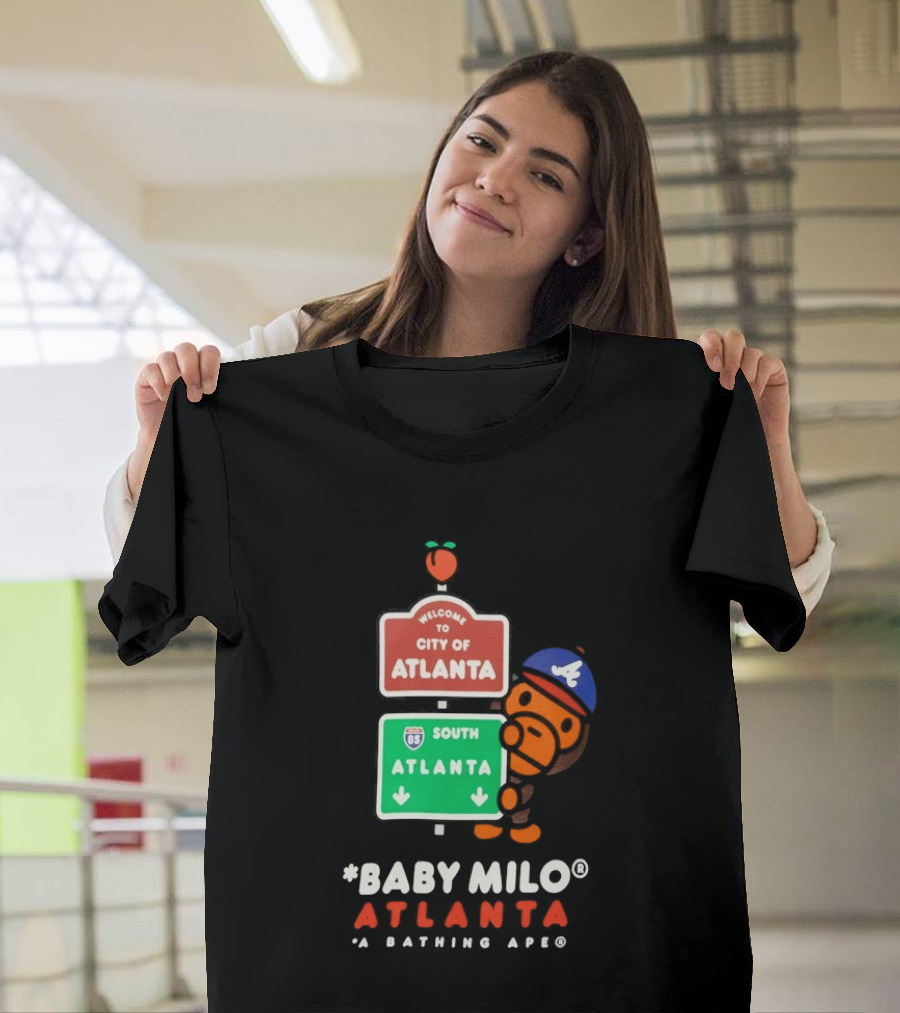 Welcome To City Of Atlanta Baby Milo A Bathing Ape South Atlanta 85 T-Shirt