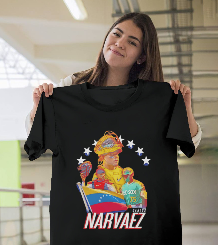 Carlos Narvaez Boston Red Sox Venezuela Catcher 75 T-Shirt