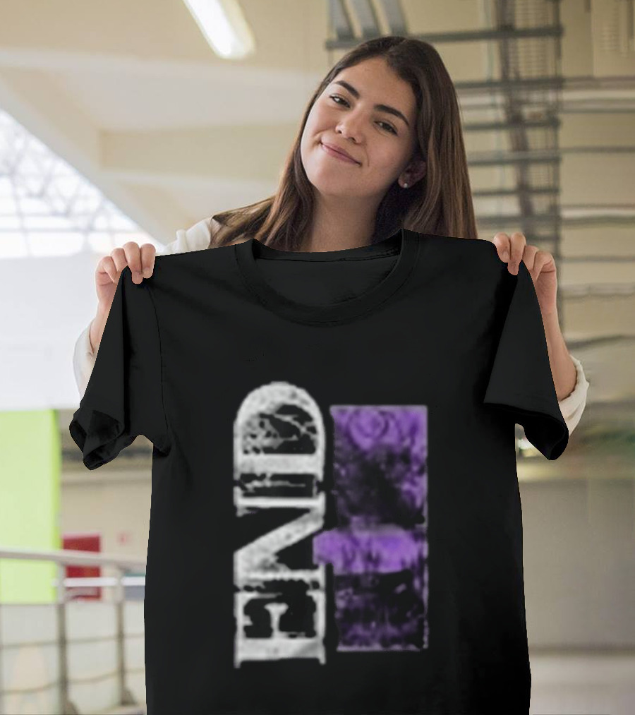 Closed Casket Activities End Victim Purple Black T-Shirt