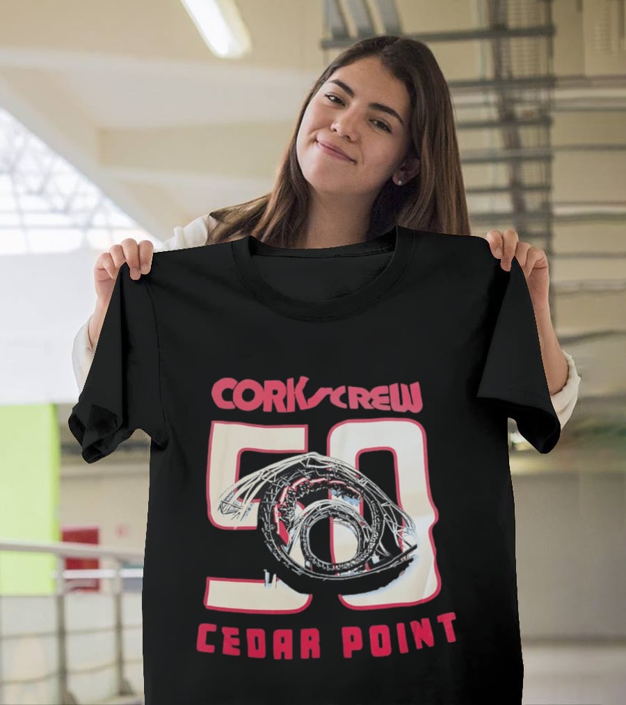 Corkscrew 50 Cedar Point Roller Anniversary T-Shirt