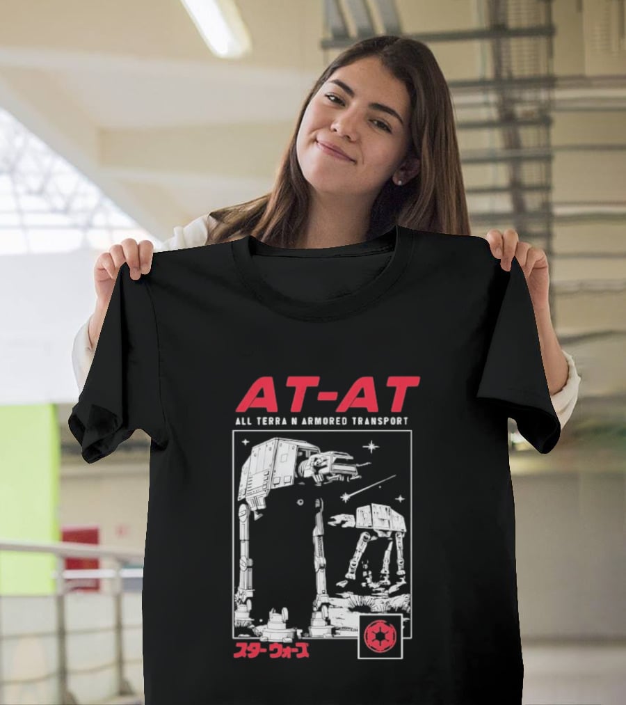 AT AT All Terrain Armored Transport Star Wars Japanese Imperial T-Shirt