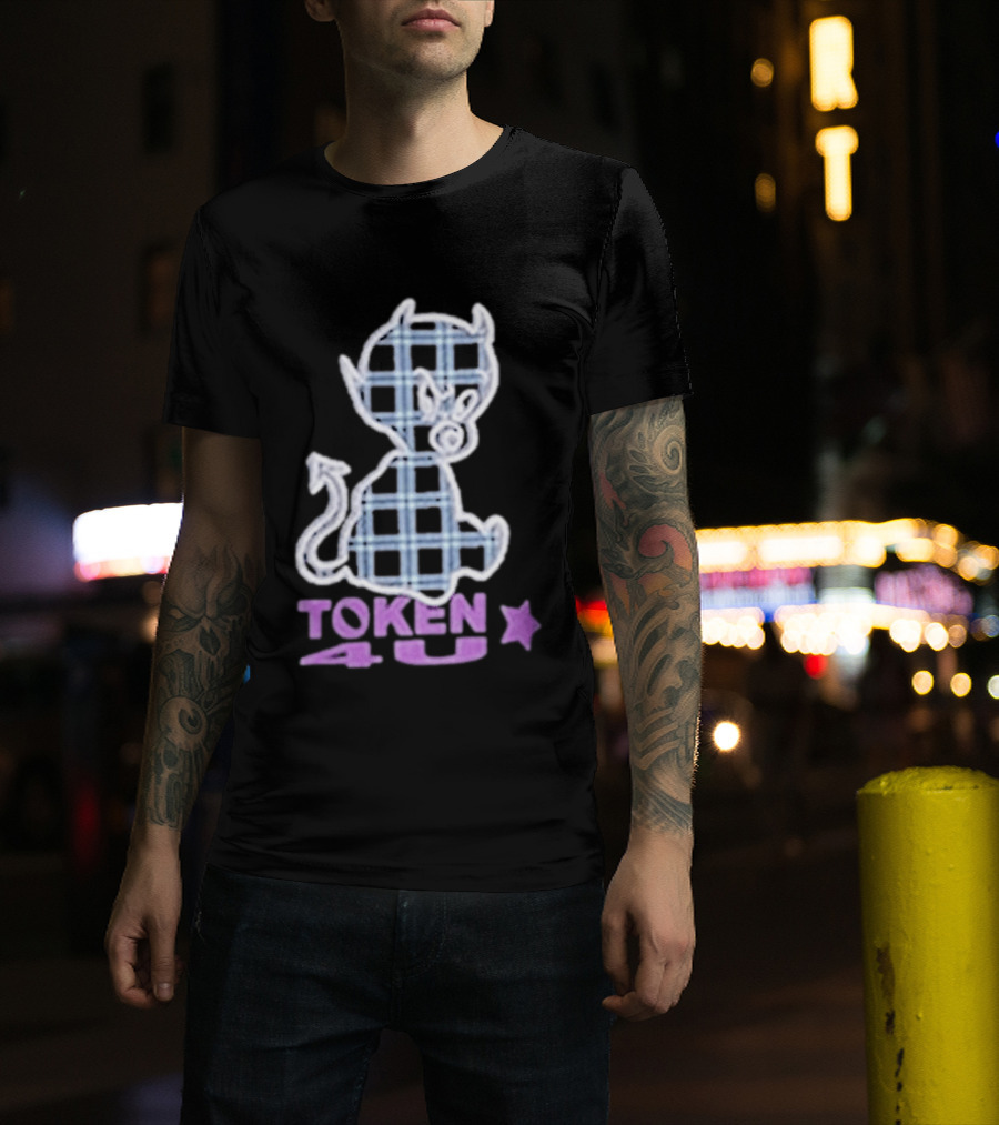 Token NYC Plaid Baby Devil Star T-Shirt