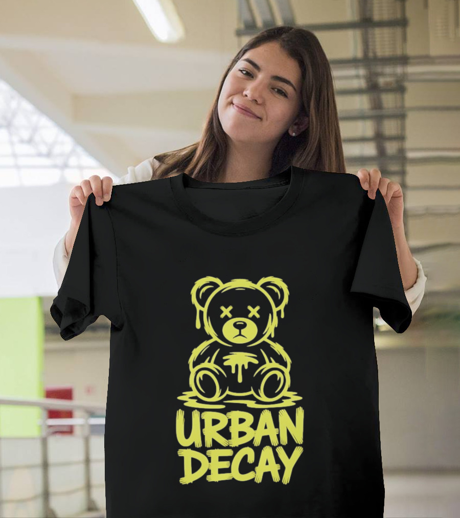 Teddy Bear Urban Decay Dripping Graffiti T-Shirt