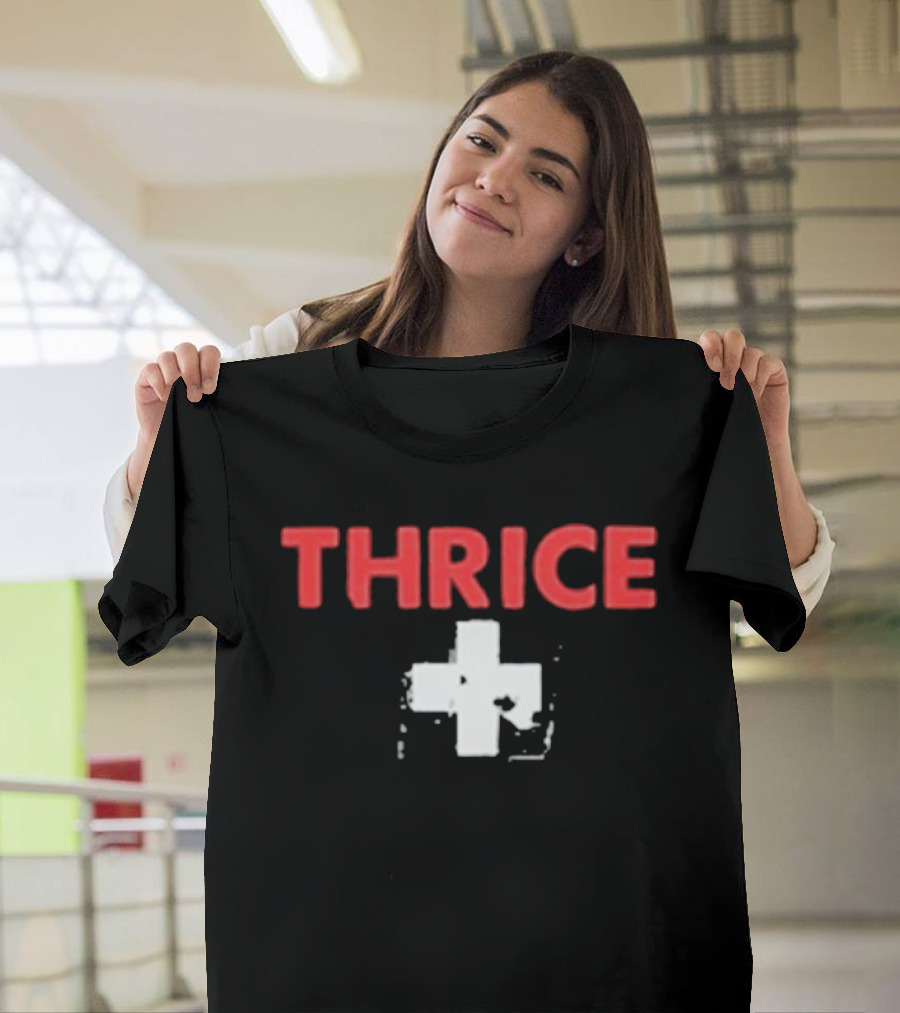 Thrice Ambulance Cross Old School T-Shirt