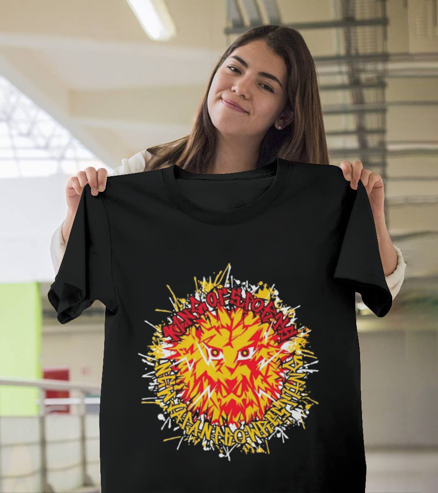 NJPW Lion Mark King Of Sports Hakaima Ga Ore No Jinganaki T-Shirt