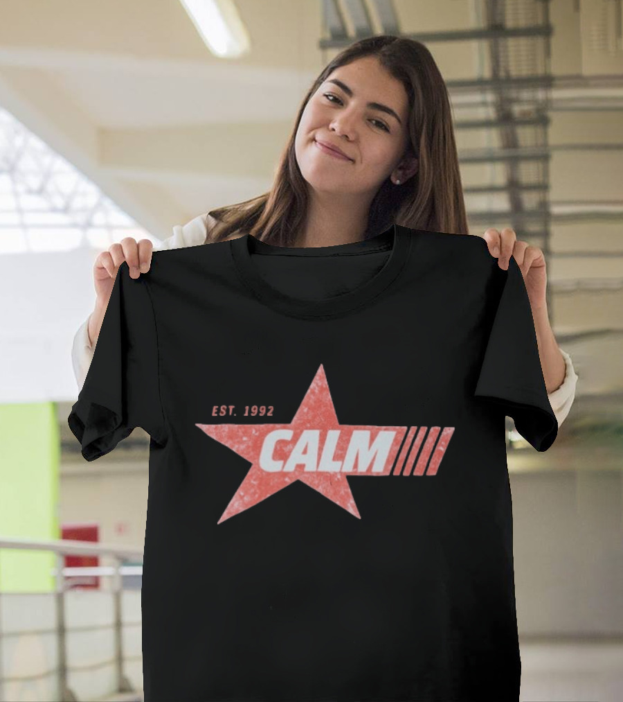 Calm Red Star Est 1992 T-Shirt
