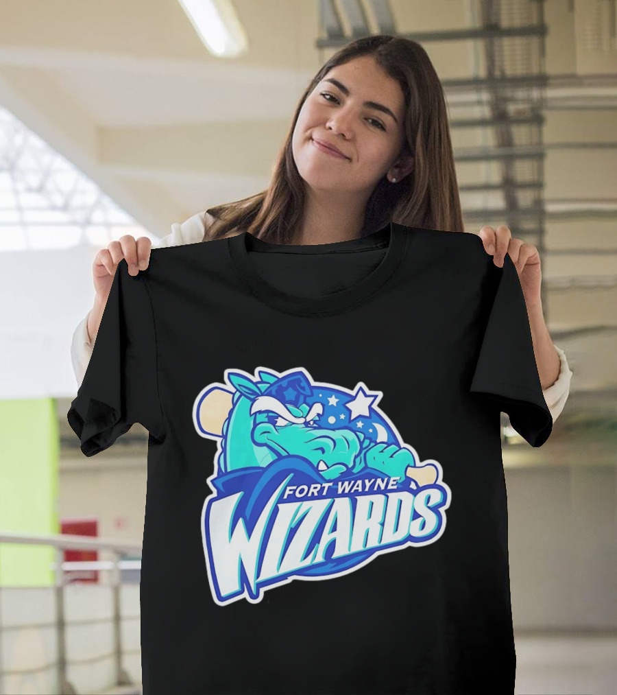 Fort Wayne Wizards Crocodile Logo Minor League Baseball Team T-Shirt