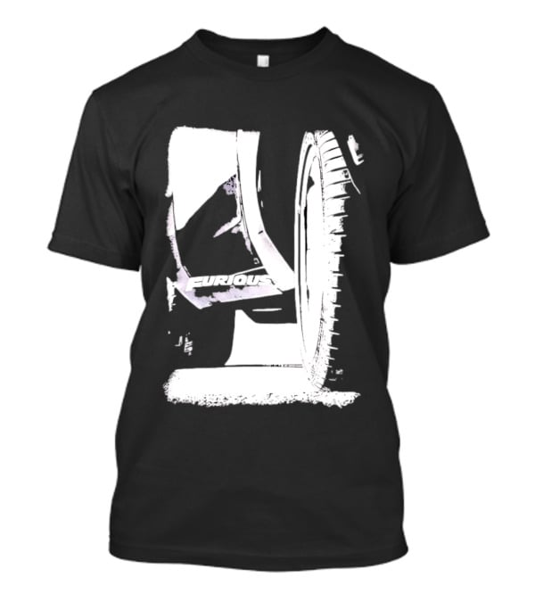 Furious 7 Universal City Studios Film Franchise Automotive Wheel Tire Rim T-Shirt
