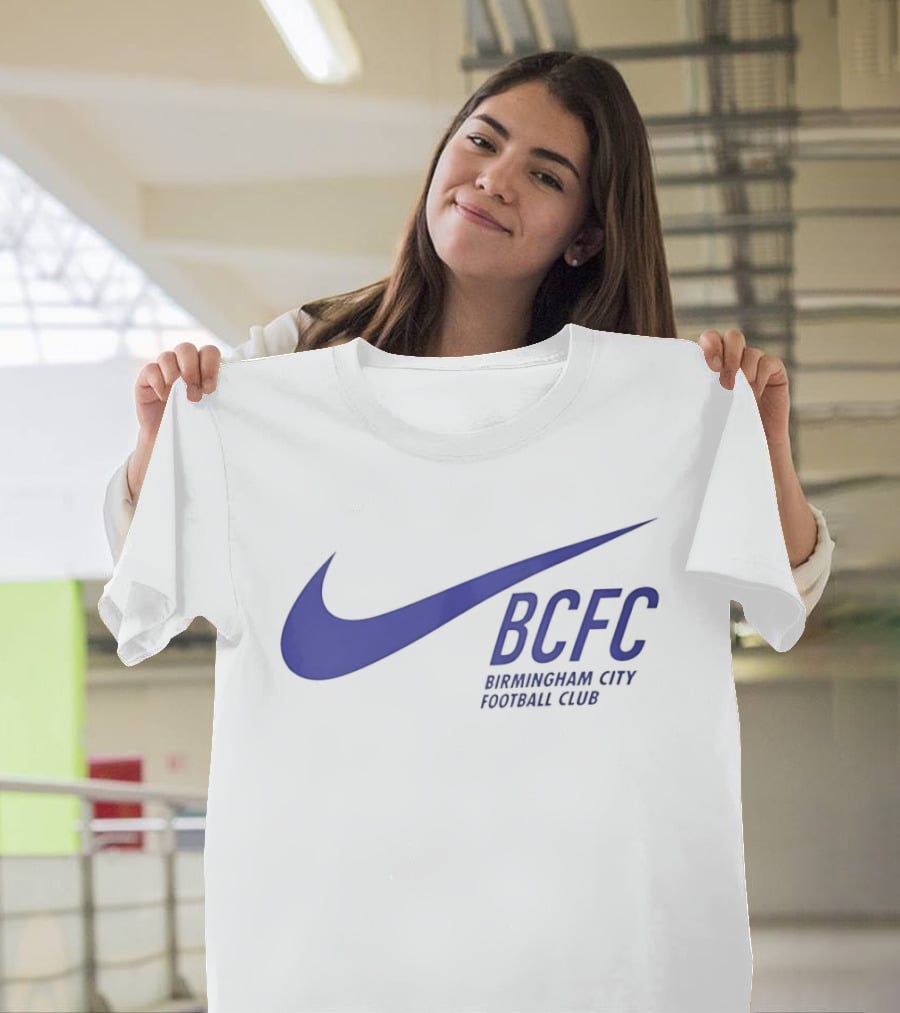 BCFC Birmingham City Football Club Nike Swoosh T-Shirt