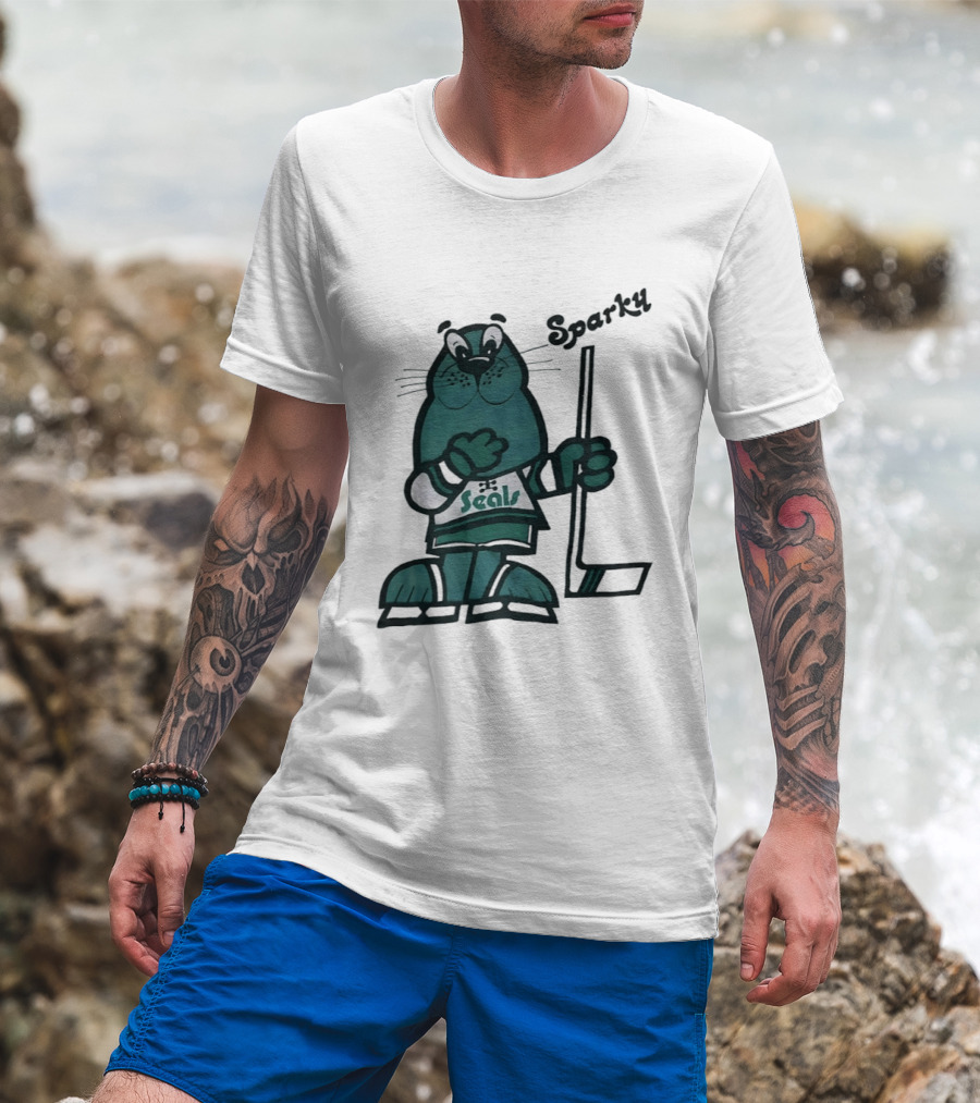 Sparky Seals Hockey Team California Golden Seals T-Shirt