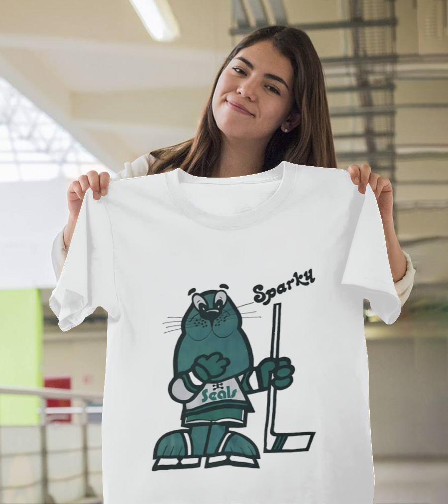 Sparky Seals Hockey Team California Golden Seals T-Shirt
