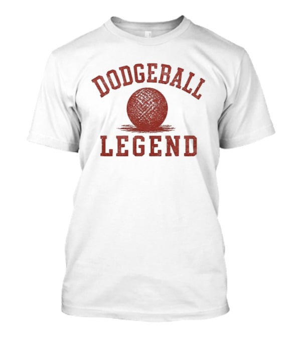 Dodgeball Legend Retro Athletic Style Championship T-Shirt