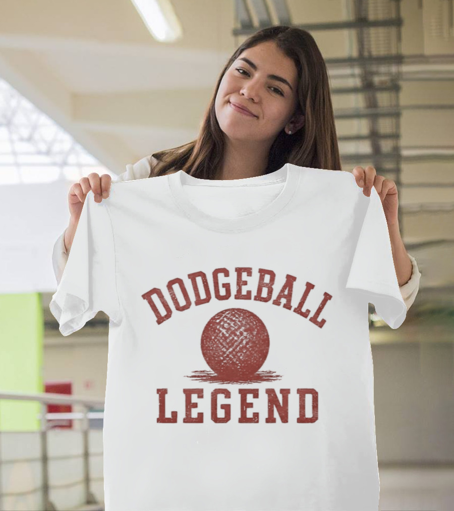 Dodgeball Legend Retro Athletic Style Championship T-Shirt