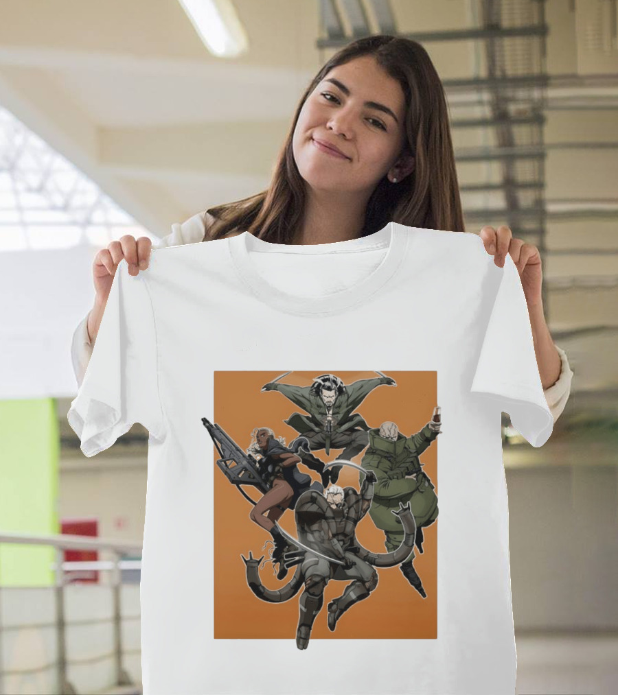 Metal Solid Hideo Kojima Characters T-Shirt