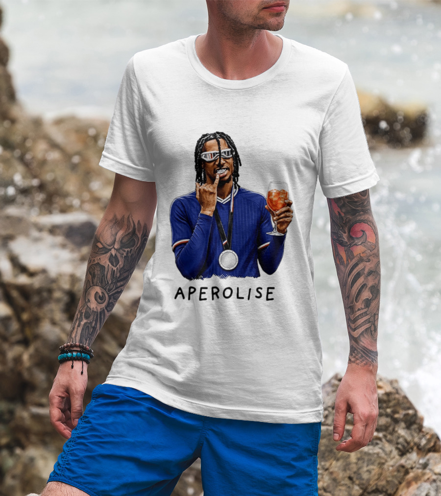 Michael Olise Aperolise Crystal Palace Player Celebration T-Shirt