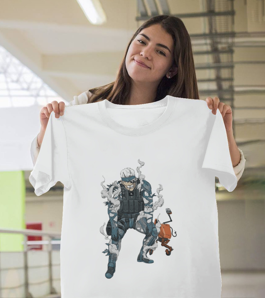 Metal Gear Solid Old Snake Konami Stealth Action Duo T-Shirt