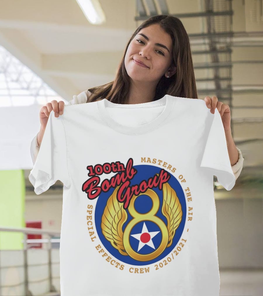 100th Bomb Group Masters Of The Air Eighth Air Force Special Effects Crew 2020 2021 T-Shirt