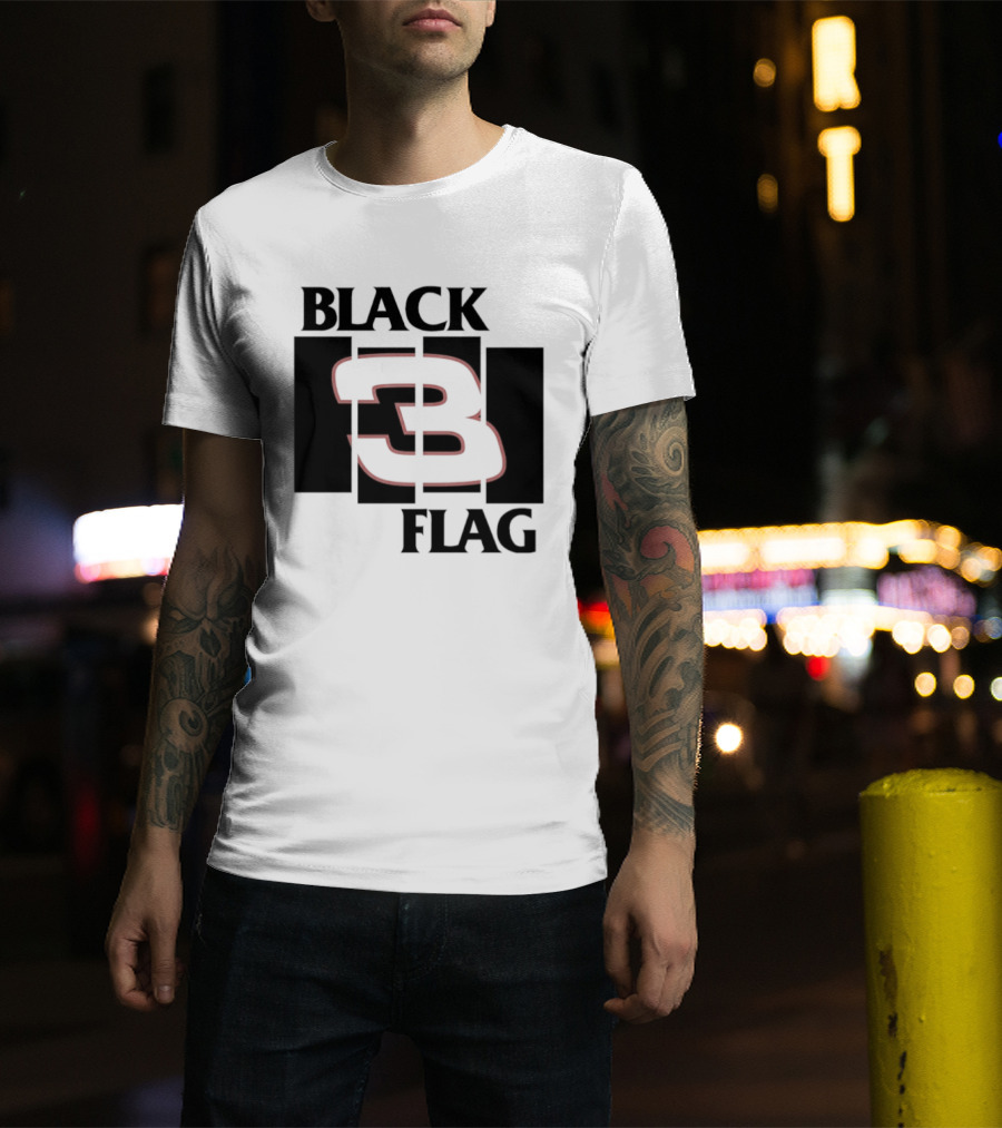 Black 3 Flag T-Shirt