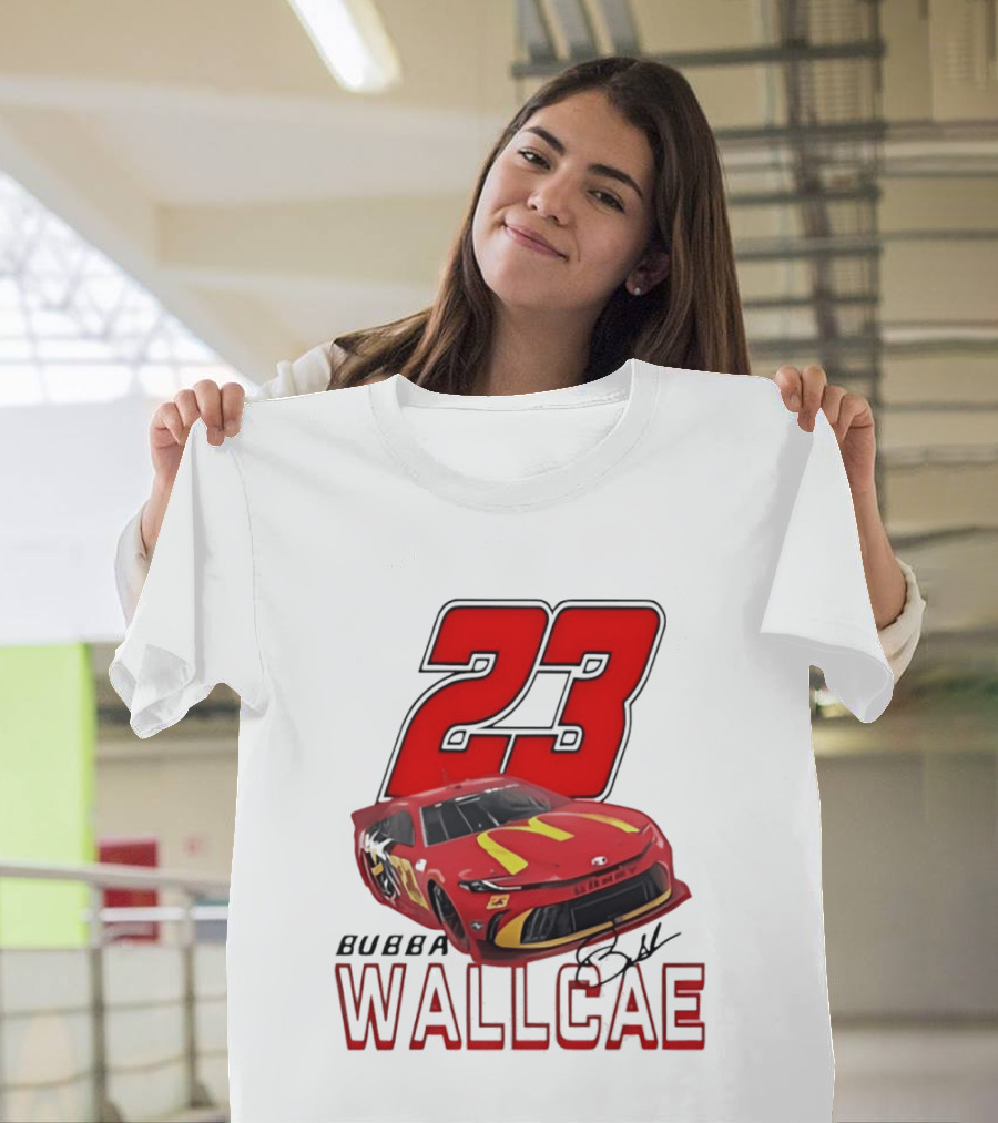 Bubba Wallace 23 Car NASCAR 23XI Racing T-Shirt