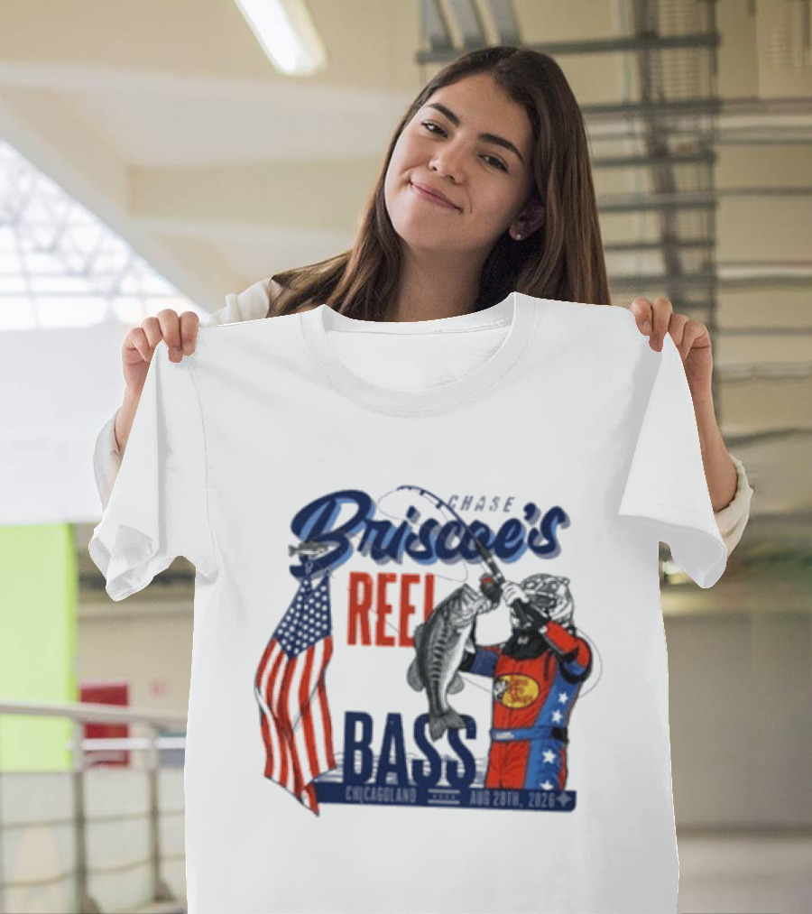 Chase Briscoe's Reel Bass Pro Shops Chicagoland Aug 28th 2026 T-Shirt
