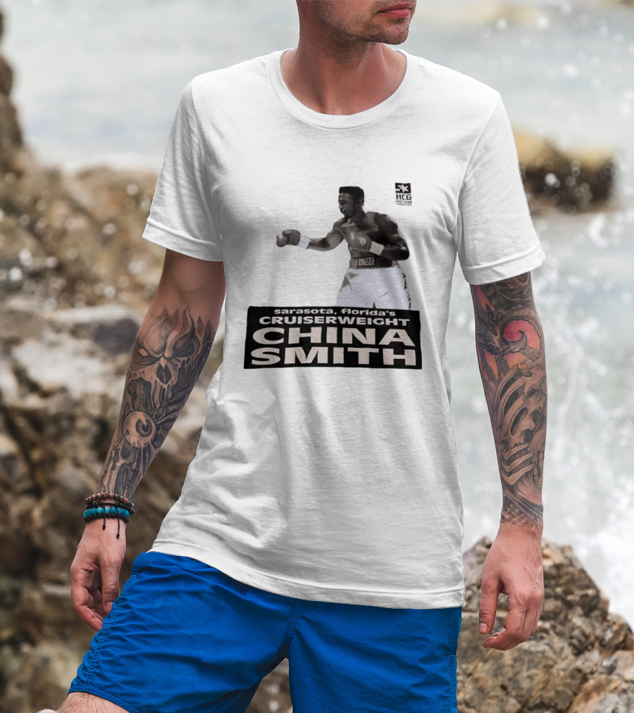 China Smith Sarasota Florida Cruiserweight Boxing Legend HCG Five Star Productions T-Shirt