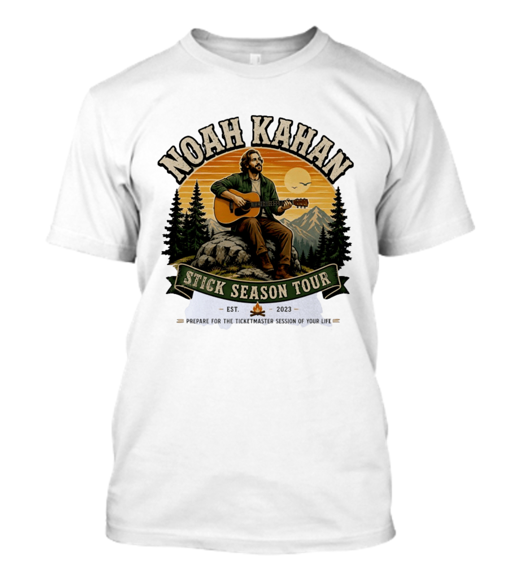 Noah Kahan Stick Season Tour 2023 Prepare For The Ticketmaster Session Of Your Life T-Shirt
