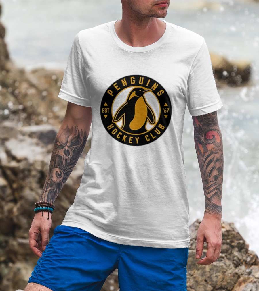 Penguins Hockey Club Est 1967 NHL Circular T-Shirt