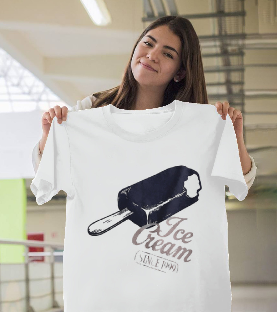 Ice Cream Popsicle Since 1999 Retro Dessert Delight T-Shirt