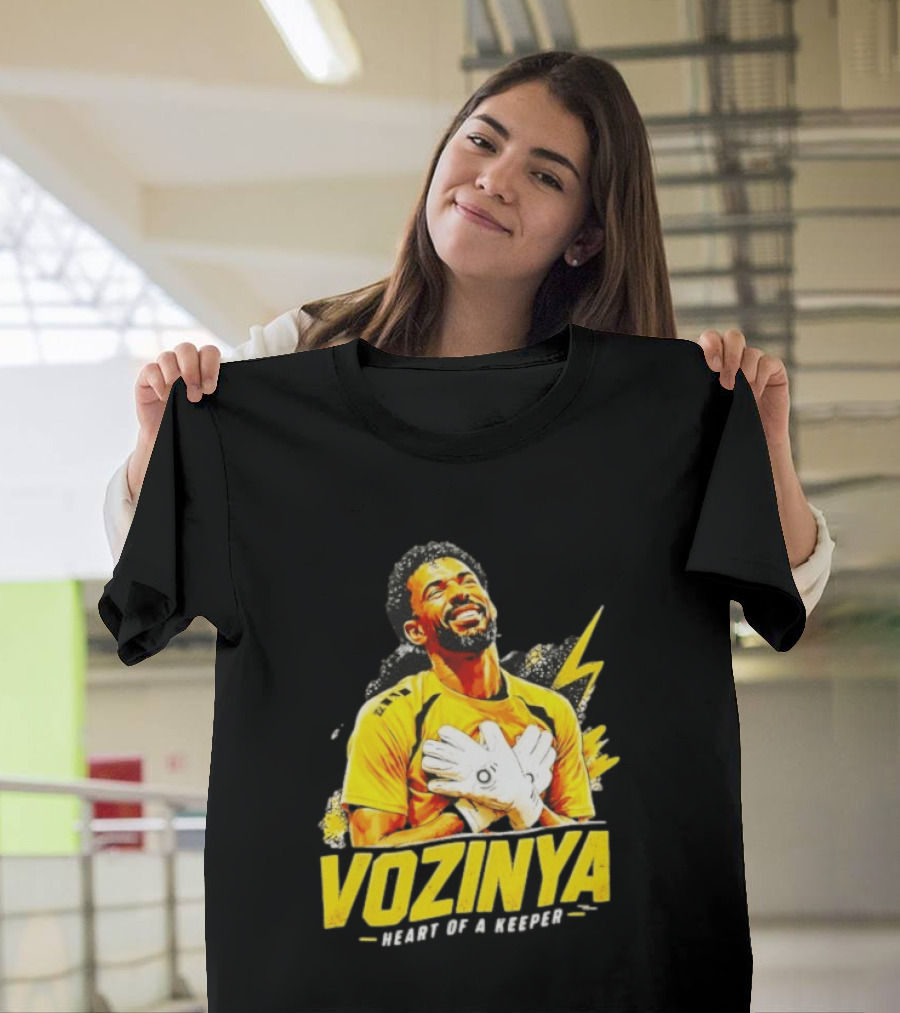 Vozinya Heart Of A Keeper Cape Verde Football Goalkeeper T-Shirt