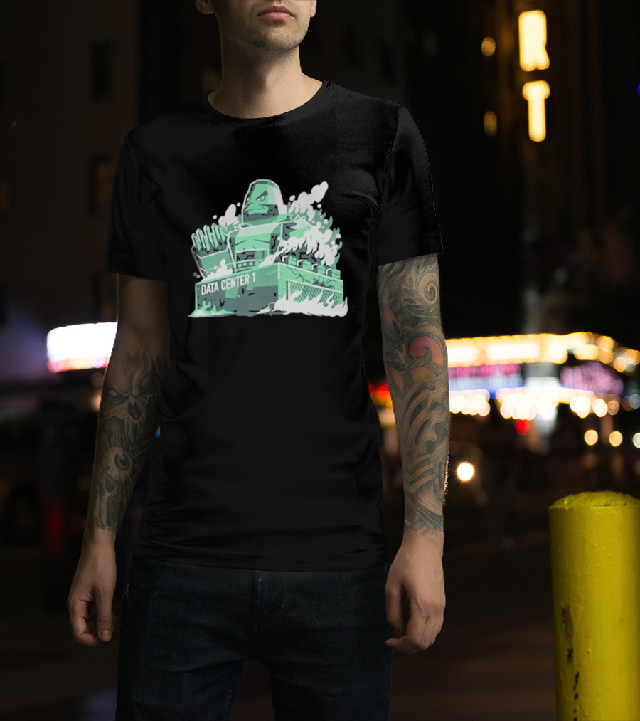 Avalanche AI Data Center 1 Robotic Powerhouse Iconography T-Shirt
