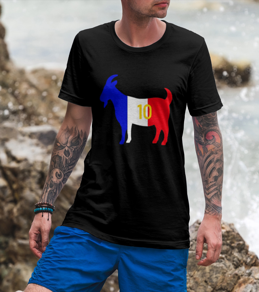 France Goat 10 Kylian Mbappe French Football Soccer Legend T-Shirt