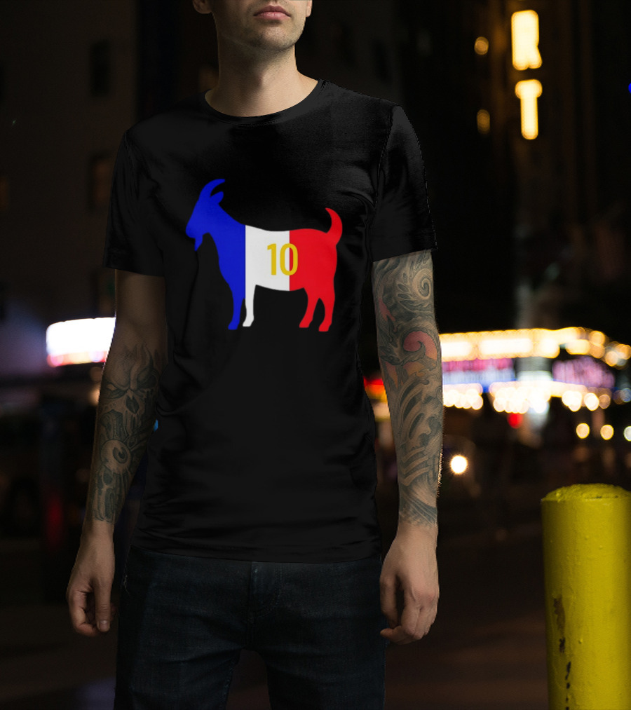 France Goat 10 Kylian Mbappe French Football Soccer Legend T-Shirt