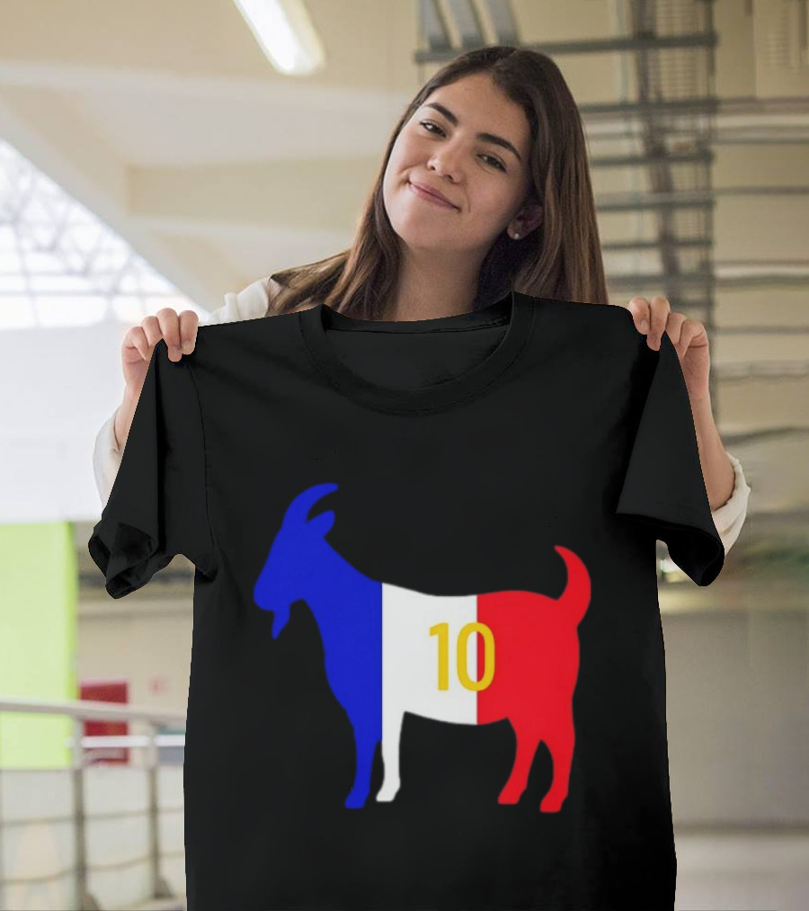 France Goat 10 Kylian Mbappe French Football Soccer Legend T-Shirt