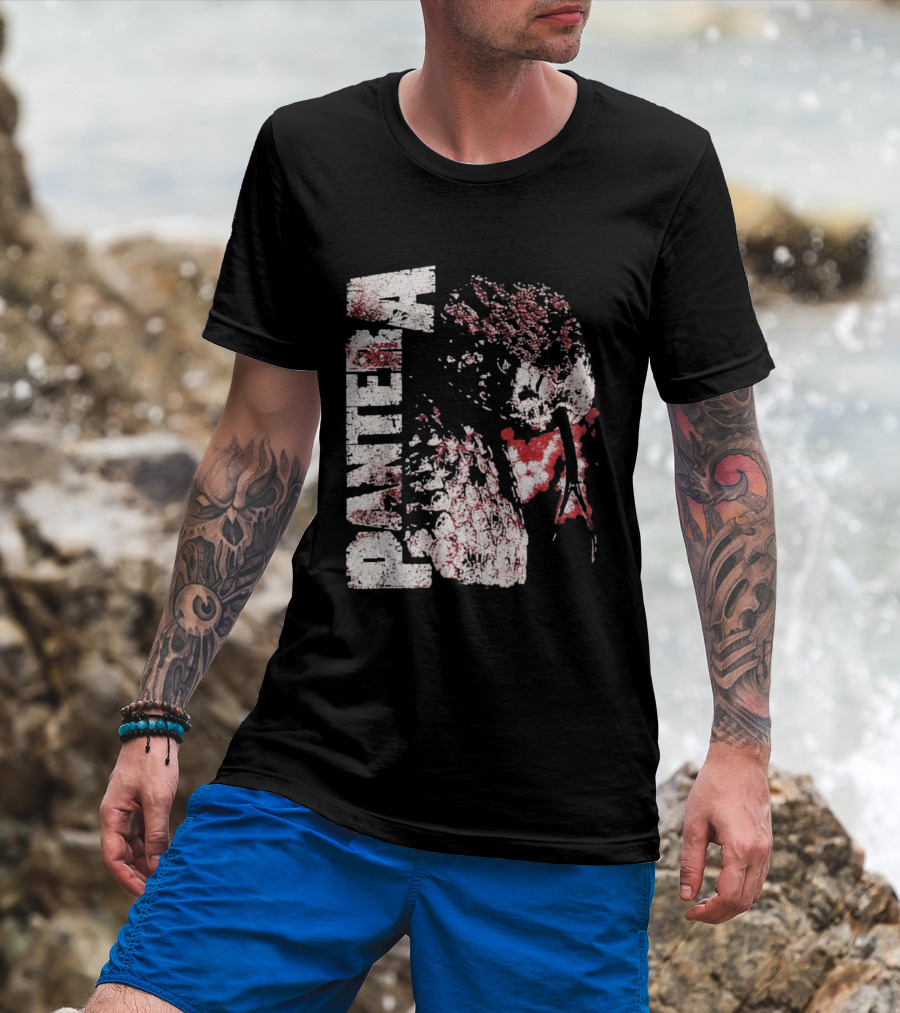 Pantera UK And EU Tour 2026 Rattlesnake Snake Skull Band T-Shirt