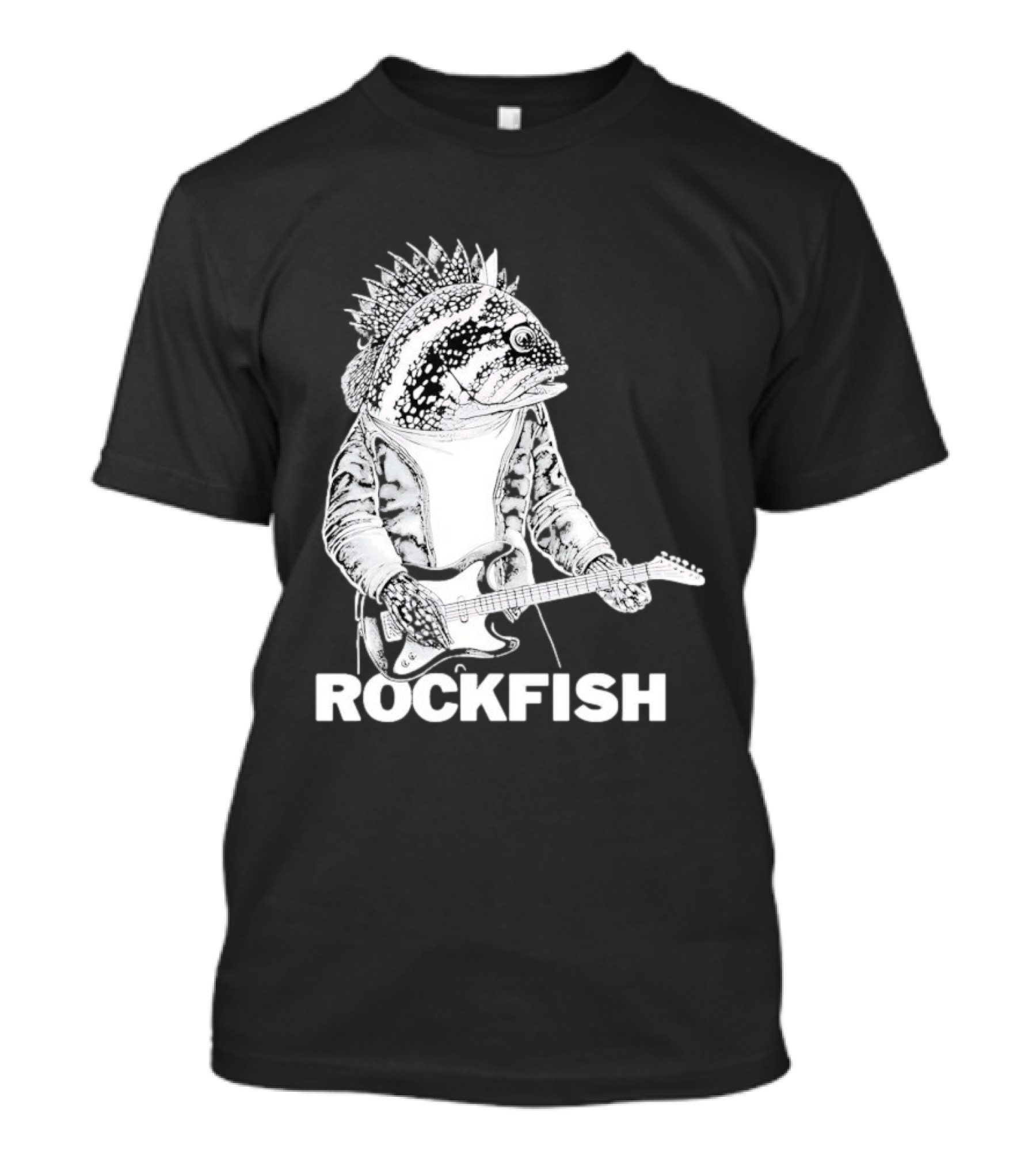 Rockfish Jacket Electric Guitar Performance T-Shirt