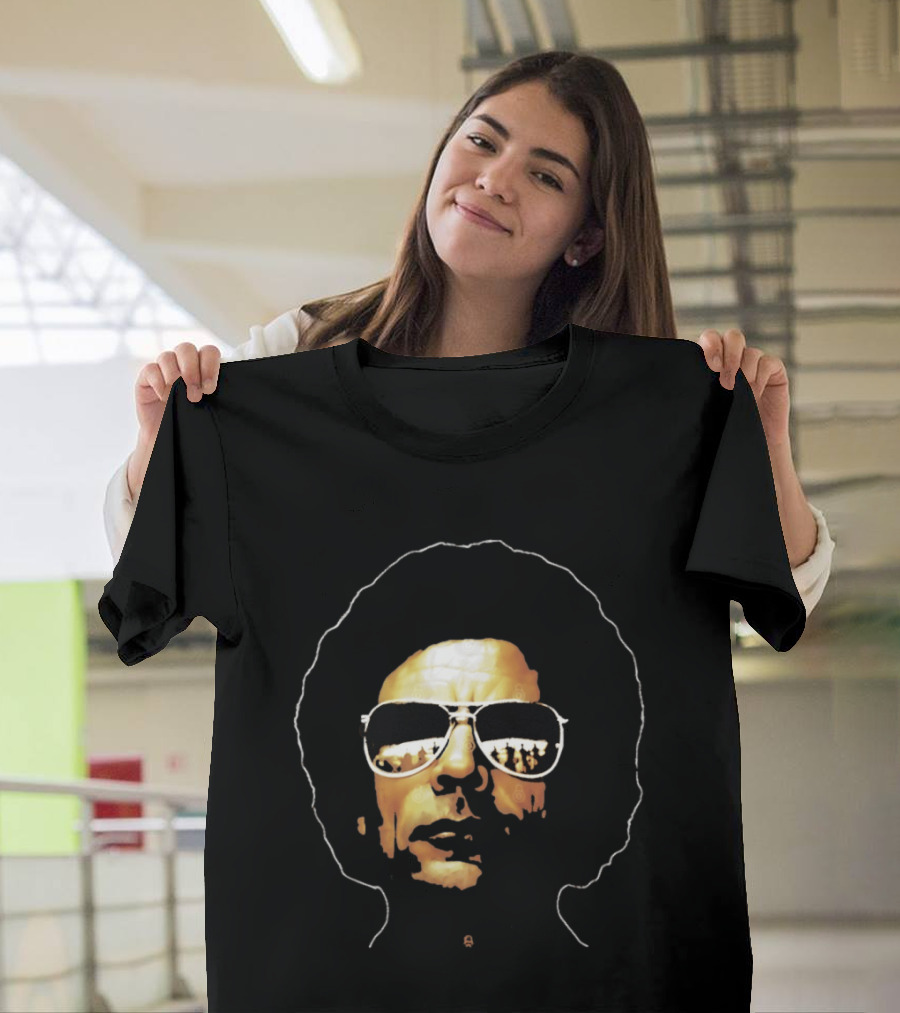Muammar Gaddafi Afro Sunglasses T-Shirt