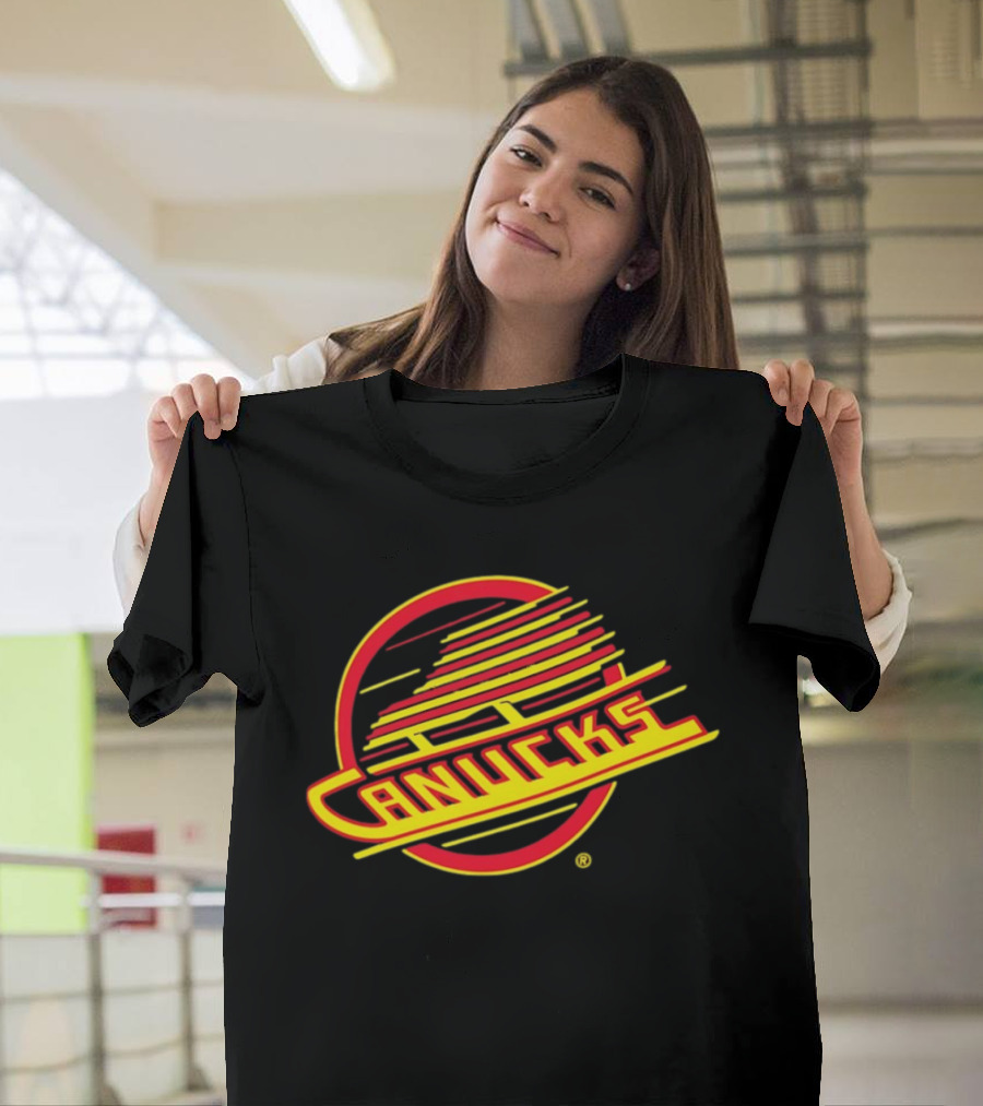 Vancouver Canucks Skate Logo NHL Hockey T-Shirt