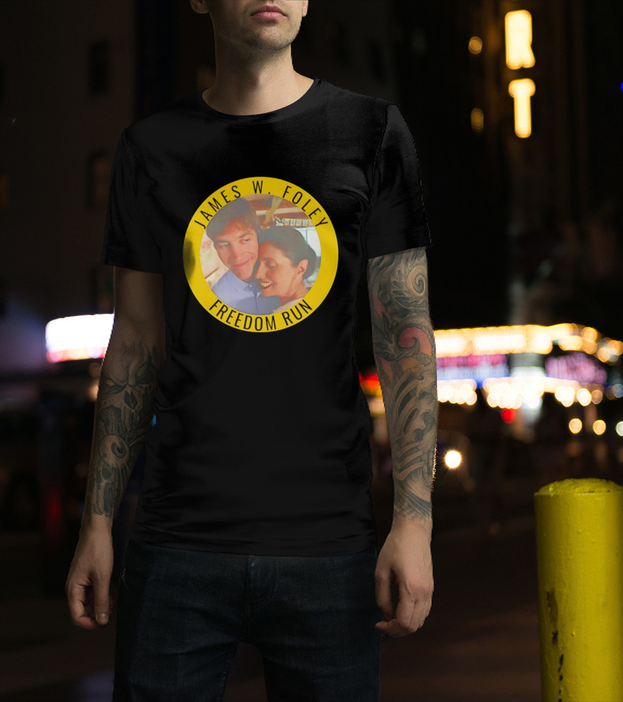 James W Foley Freedom Run Memorial Charity Event T-Shirt