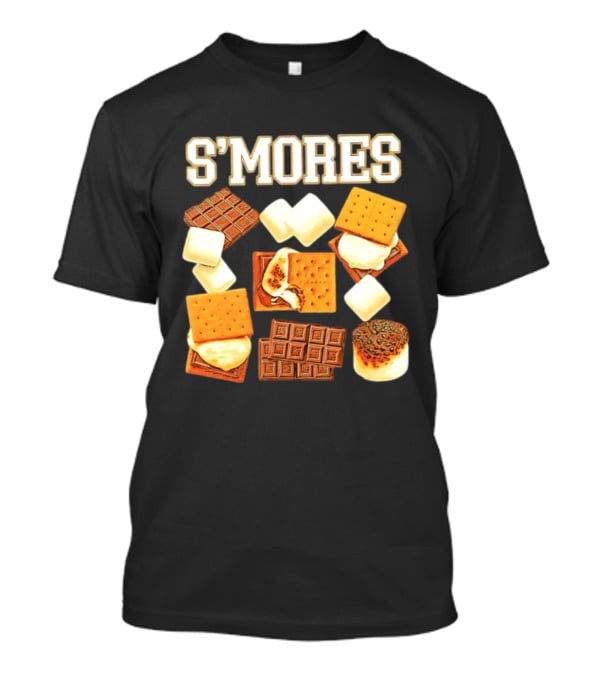 S'mores Marshmallow Chocolate Graham Cracker Delight T-Shirt